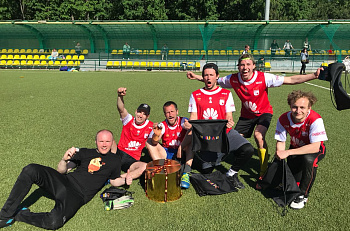 Наша футбольная команда "Заповедный тюльпан" заняла третье место в турнире «ERMOLOVA CUP»