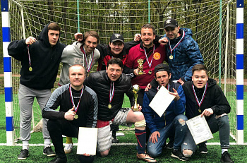 Победа в турнире по мини-футболу на кубок ГМЗ "Царицыно".