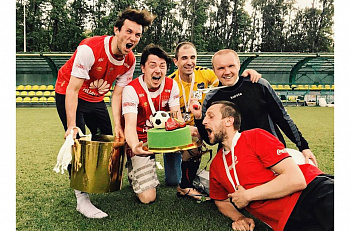 Победа нашей футбольной команды "Заповедный тюльпан" в турнире "ERMOLOVA CUP"
